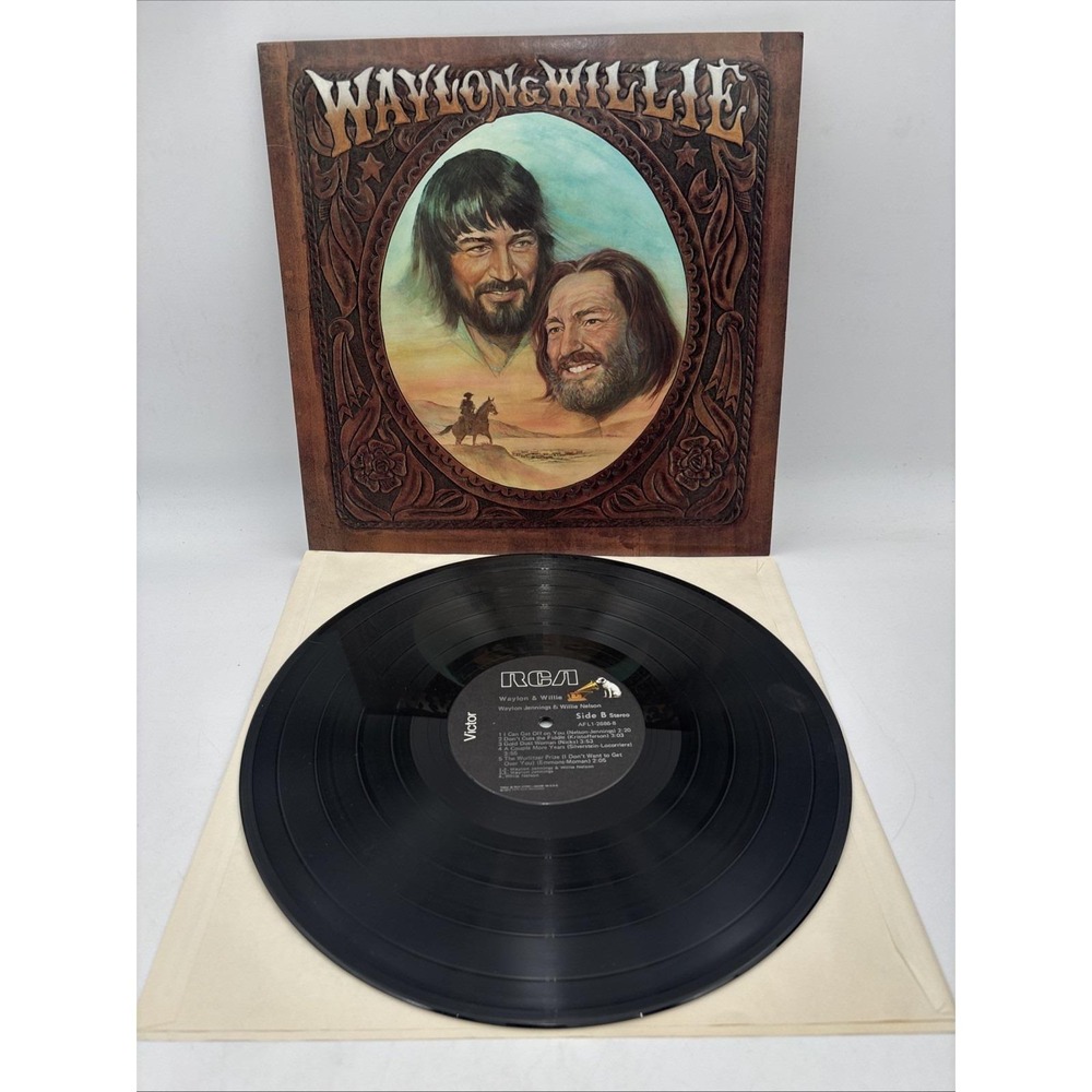 Waylon Jennings and Willie Nelson NM+  RCA 1978 VG+